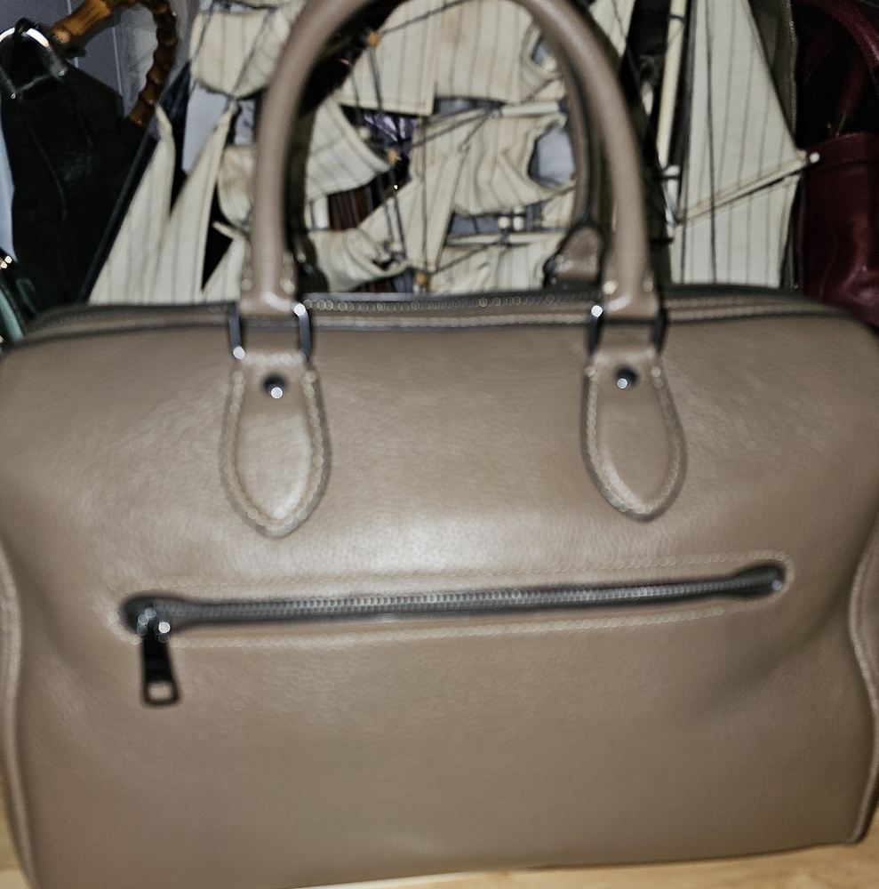 Coach Rowan Brown Leather Handbag (Large) - Picture 7 of 16